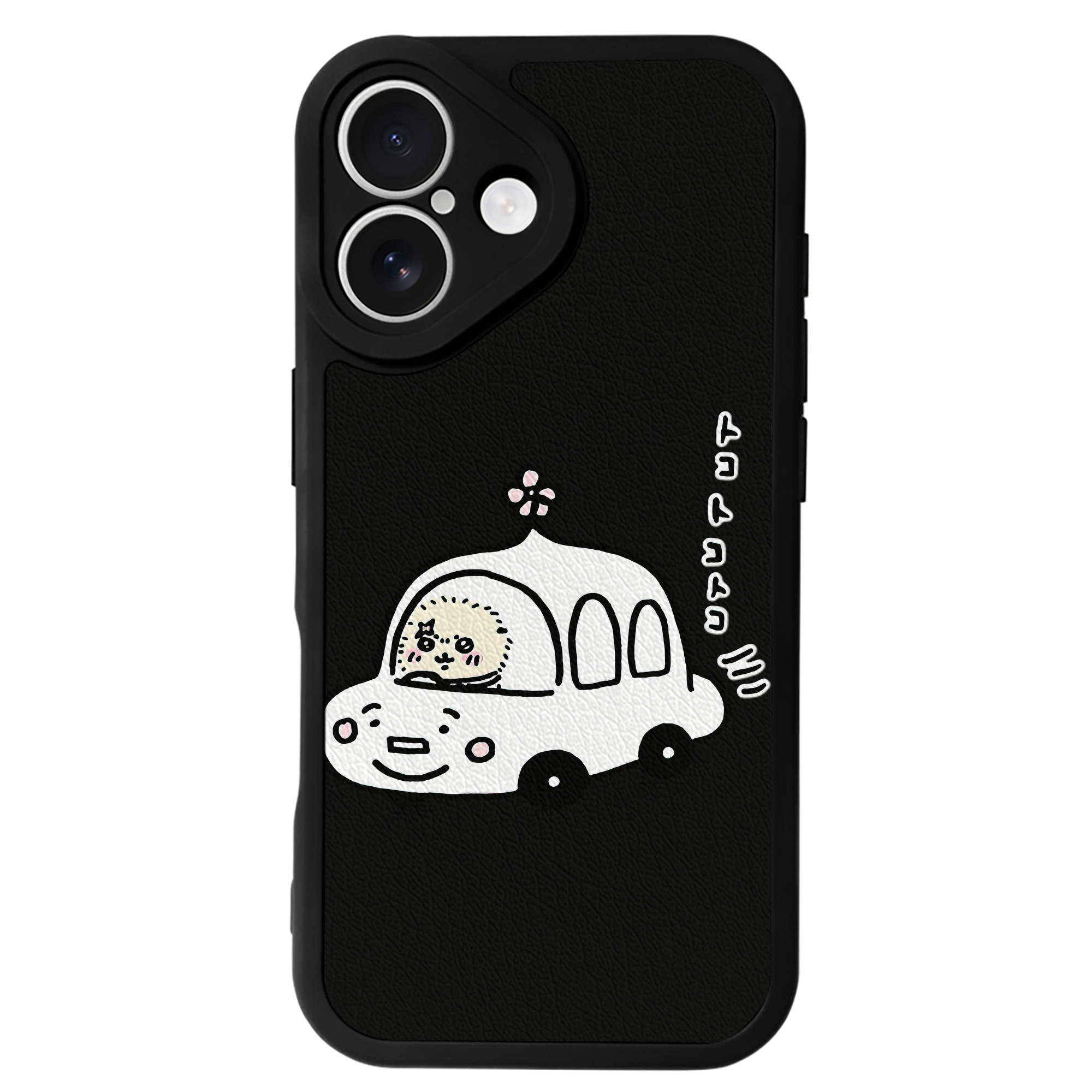 （画像用） ちいかわ ラッコ Chii-kawa Sea otter 【iPhone 16シリーズ対応】シリコンスマホケース（レザー調） 材質：シリコン